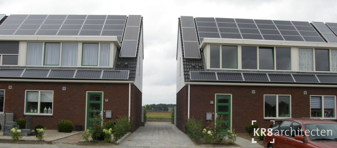 Nieuwbouw energie-neutrale woningen Borger