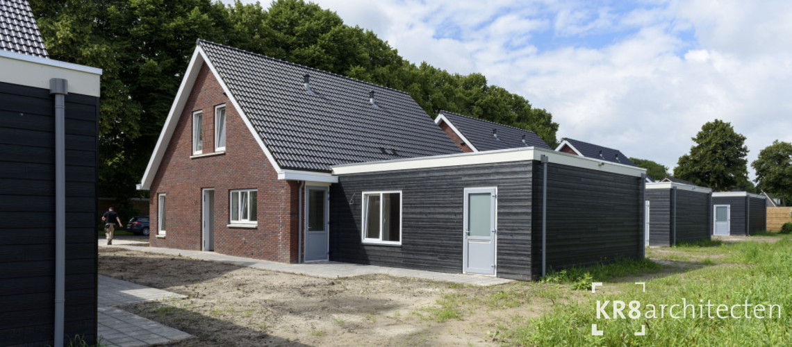 Nieuwbouw energie-neutrale woningen te Vries