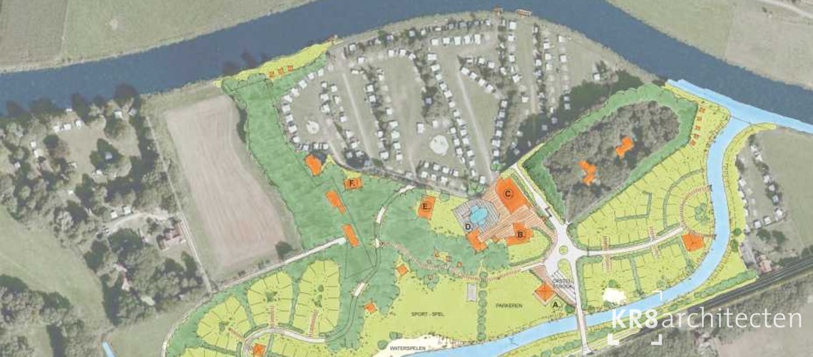 Herstructurering camping De Koeksebelt en nevengeul de Vecht te Ommen